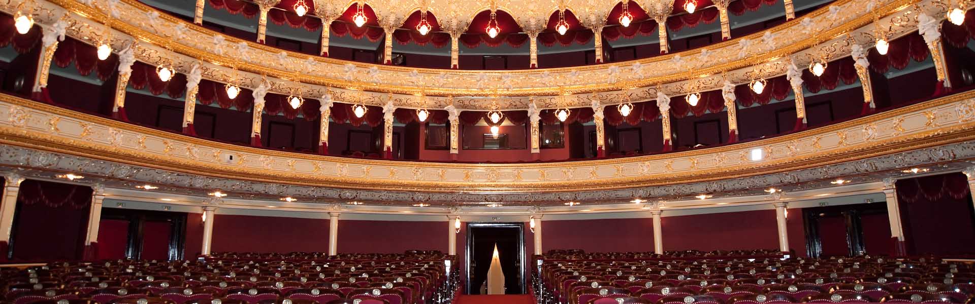 Victorian style theater background